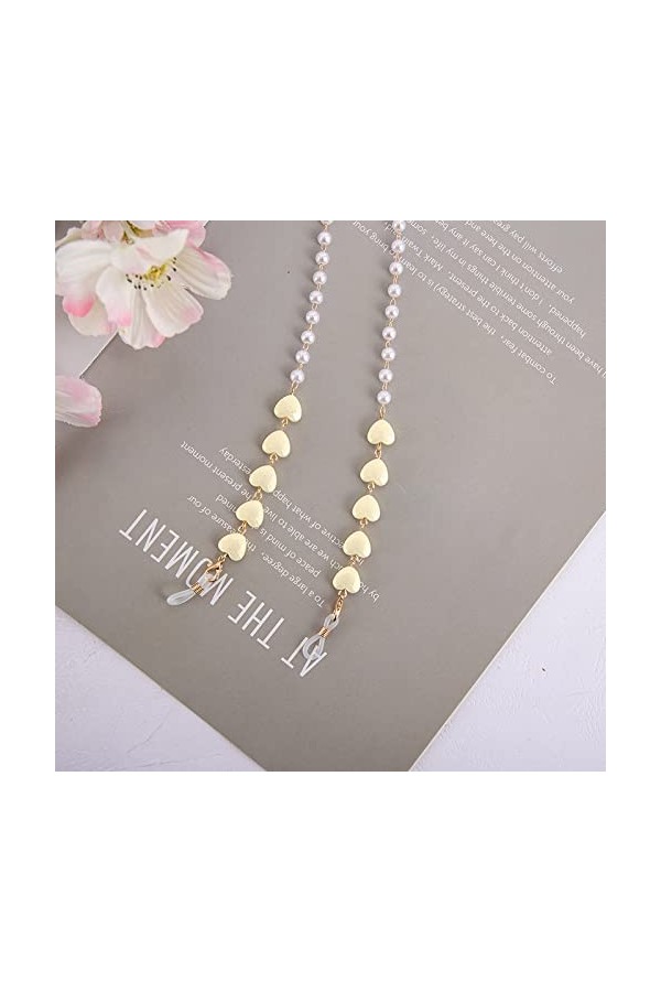 Cristal Perlé Lunettes Chaînes Longe Masque Visage Chaîne Titulaire Lunettes Corde Lunettes De Soleil Cordon Cou Sangle Cadea