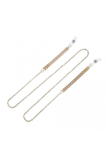 LEFEDA Chaîne de lunettes de soleil 3 pièces chaîne de lunettes de soleil chaîne de lunettes de lecture chaîne de lunettes de