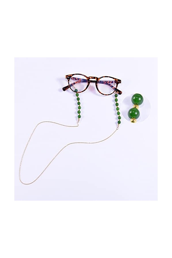 Chaînes À Lunettes Chaîne De Lunettes Unique pour Femmes 8Mm Lunettes De Lecture Lunettes De Soleil Cou Chaîne Porte-Cordon 2