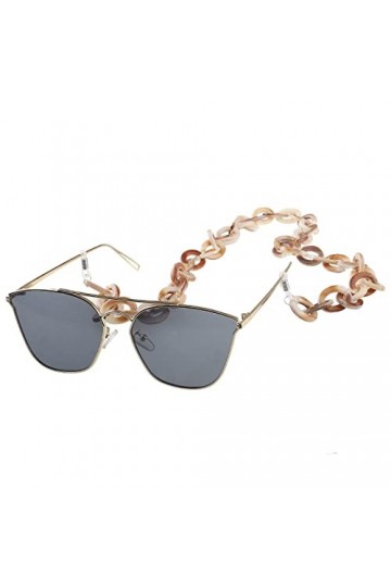 Gyrosphere Chaînes Lunettes lanière for Femmes léopard Acrylique Lunettes retenue élégant Support chaînes Lunettes Cordon