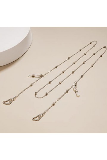 Mode Pendentif Lunettes Chaînes Étoiles Lunettes Lunettes De Soleil Lunettes Chaîne En Métal Titulaire Cordon Lanière Collier