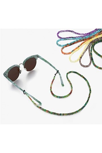 Pierre Naturelle Perles Lunettes Chaîne Mode Lanière Lunettes Sangle Lunettes De Soleil Cordons Décontracté Lunettes Accessoi