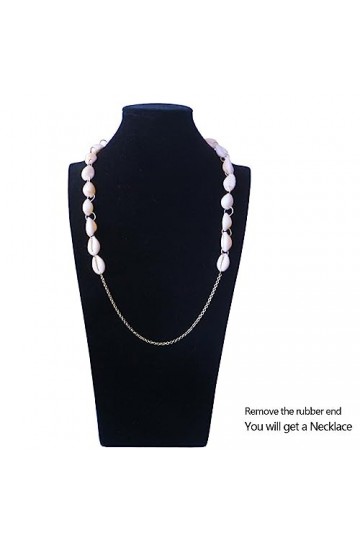 HczIon Chaîne Lunettes 2 Morceaux De Chaîne De Lunettes De Coquille,Lunettes De Soleil De Plage,Cordon,Sangle De Lunettes De 