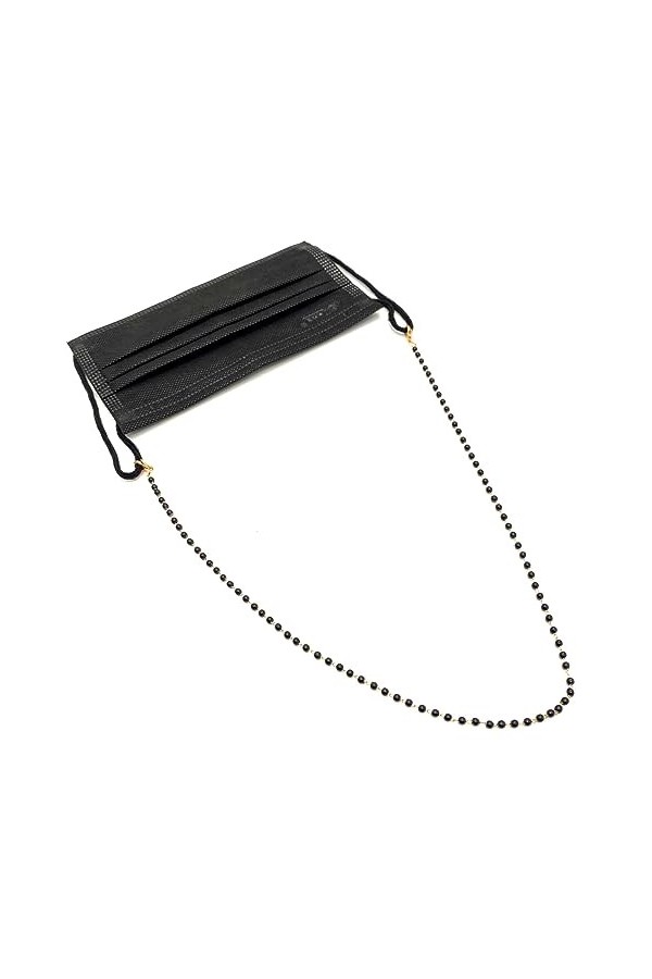 LEFEDA Lot de 2 chaînes de lunettes en métal pour lunettes de soleil, sans couleur, taille unique