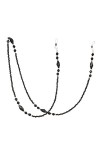 Chaîne De Lunettes De Mode Dames Chaîne De Perles Noires Anti-dérapant Lunettes Porte-corde Sangle De Cou Lunettes De Lecture