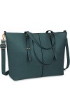 Sac Cabas Femmes Sac à Main en PU Cuir Sac de Cours Sac Ordinateur Portable 15.6 inch Grand Imperméable Sac Bandoulière Voyag