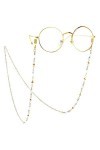 Chaîne De Lunettes Lanière de lanière de Cordon de retenue de Lunettes de Soleil avec lanière de chaîne de Lunettes de Crista