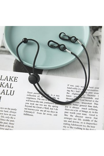 LEFEDA Sangle de lunettes en cuir - Antidérapante - Support de lunettes réglable - Sangle de lunettes de soleil de sport pour