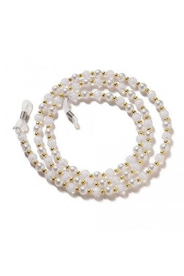 LEFEDA Lot de 3 sangles de lunettes colorées pour femme - Chaîne de lunettes de soleil - Porte-lunettes de soleil - Collier, 