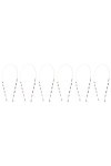 STOBOK 6 Pcs Masque Chaîne Anti-Chute Lunettes Pour Lunettes Cordon Élastique Couvre-Visage Support De Chaîne Boucle DOreill