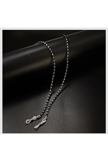 LEFEDA Lot de 3 sangles de lunettes colorées pour femme - Chaîne de lunettes - Support de masque de lecture - Miroir de lectu