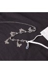 Lot de 3 sangles de lunettes de soleil avec support de lunettes de soleil pour femme avec pendentif papillon, sans couleur, t