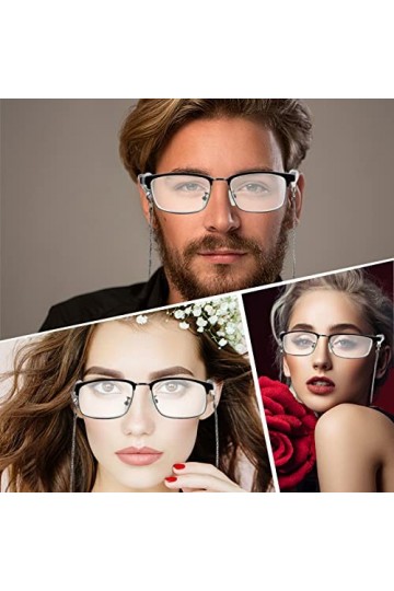 Adorainbow 6 Pièces Chaîne De Lunettes En Métal Chaînes De Lunettes Pour Femmes Élégantes Sangle Porte-lunettes Chaîne De Lun