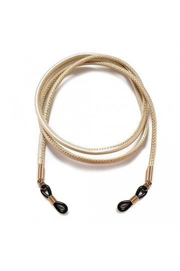 LEFEDA Lot de 3 sangles de lunettes en cuir antidérapant pour lunettes de lecture, lunettes de soleil de sport pour homme et 