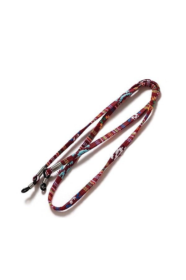 LEFEDA Lot de 10 sangles de lunettes colorées, antidérapantes, porte-lunettes, sangles de lunettes de soleil de sport pour ho