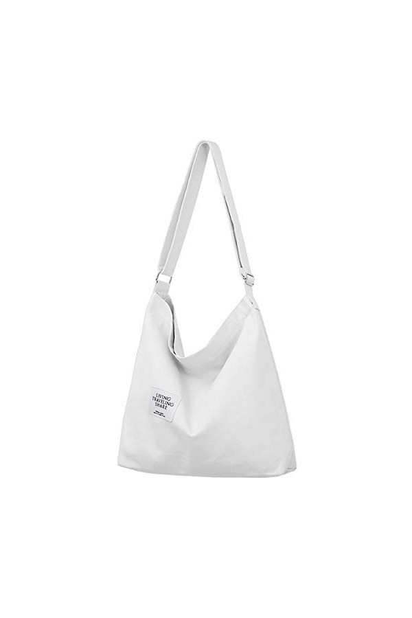 ZhengYue Sac Toile Femme Sac en toile Cabas sac Femmes Sac Fourre Tout Femme Tote Bag Sac Tendance Sac Shopping Femme