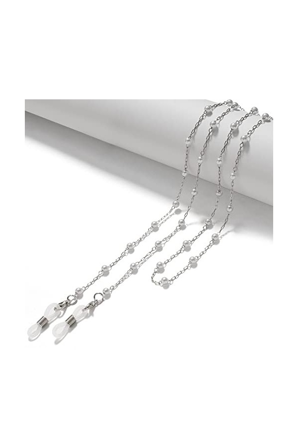 LEFEDA Lot de 3 sangles de lunettes en métal pour lunettes de soleil, lunettes de lecture, masque, A8, taille unique