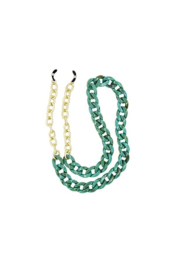 Healifty 2 Pièces Couverture De Masque Chaîne Lien Collier Colliers Titulaire Hommes Visage Lunettes De Soleil Lunettes Corde