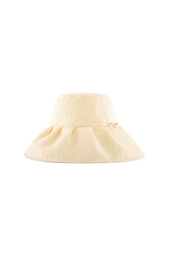 CHIC DIARY Chapeau de soleil pour femme à large bord - Chapeau souple pour femme - Casquette pliable - Protection UV UPF 50+,