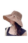 CHIC DIARY Chapeau de soleil pour femme à large bord - Chapeau souple pour femme - Casquette pliable - Protection UV UPF 50+,