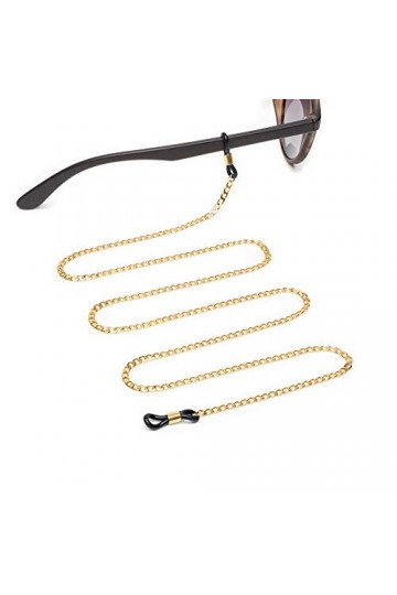 Jalouza Cordon de lunettes - Accessoire pour lunettes de soleil, lunettes de lecture - Chaîne de lunettes, Chaîne ancre en or