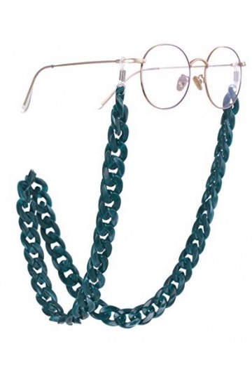 kkjoy Chaîne de lunettes de soleil unisexe en acrylique cordon de masque pour homme et femme