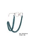 kkjoy Chaîne de lunettes de soleil unisexe en acrylique cordon de masque pour homme et femme