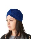 CHARM Casualbox | Paillettes Mode Turban Chapeau Twist Bohémien Chic Bandana Arabe Festival Chimio Or