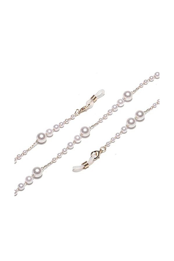 YUNHOME Chaîne De Lunettes Cordon Lunettes Chaine Lunette Gradient À La Main Simple À La Main De Grande Taille Moyenne Et Pet