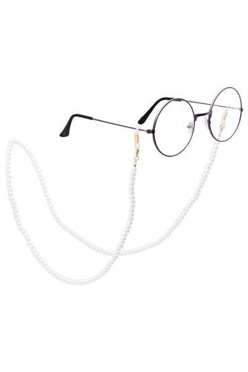 LEFEDA Lot de 3 sangles de lunettes antidérapantes pour femme - Chaîne de lunettes - Support de masque de lecture - Miroir de
