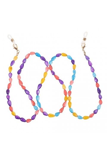 Toddmomy Sangle De Lunettes Pour Femmes Chaîne De Lunettes Sangle De Lunettes Perlée Lanière De Lunettes Lanière Perlée Sangl