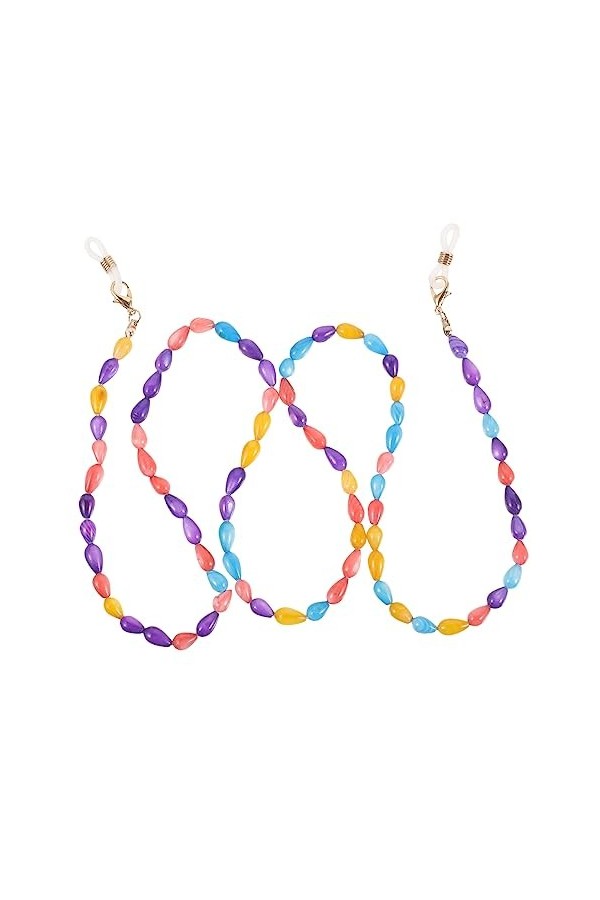 Toddmomy Sangle De Lunettes Pour Femmes Chaîne De Lunettes Sangle De Lunettes Perlée Lanière De Lunettes Lanière Perlée Sangl