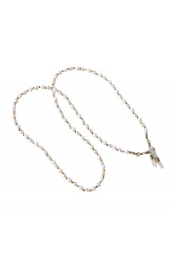 Lot de 3 sangles de lunettes de soleil avec support de lunettes de soleil pour femme, blanc, taille unique