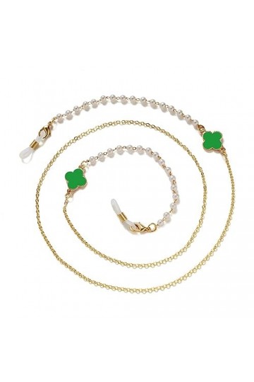 LEFEDA Lot de 3 sangles de lunettes antidérapantes pour lunettes de soleil - Pour homme et femme, Vert, taille unique