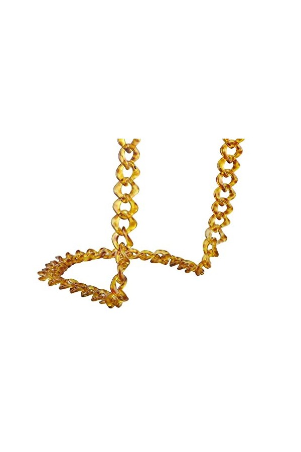 OMNIOF Chaînes Sangle de Lunettes for Femmes chaînes de Masque Acrylique Simples chaînes de Porte-Lunettes élégantes Convient