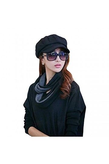 Femmes Automne Hiver chaud Béret Mode 8 panneaux Baker Boy Casquette
