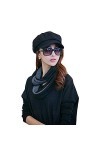 Femmes Automne Hiver chaud Béret Mode 8 panneaux Baker Boy Casquette