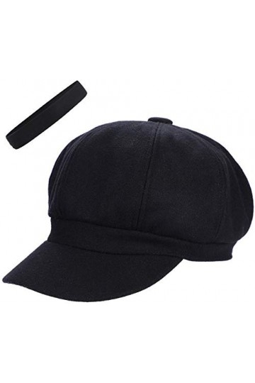 Femmes Automne Hiver chaud Béret Mode 8 panneaux Baker Boy Casquette