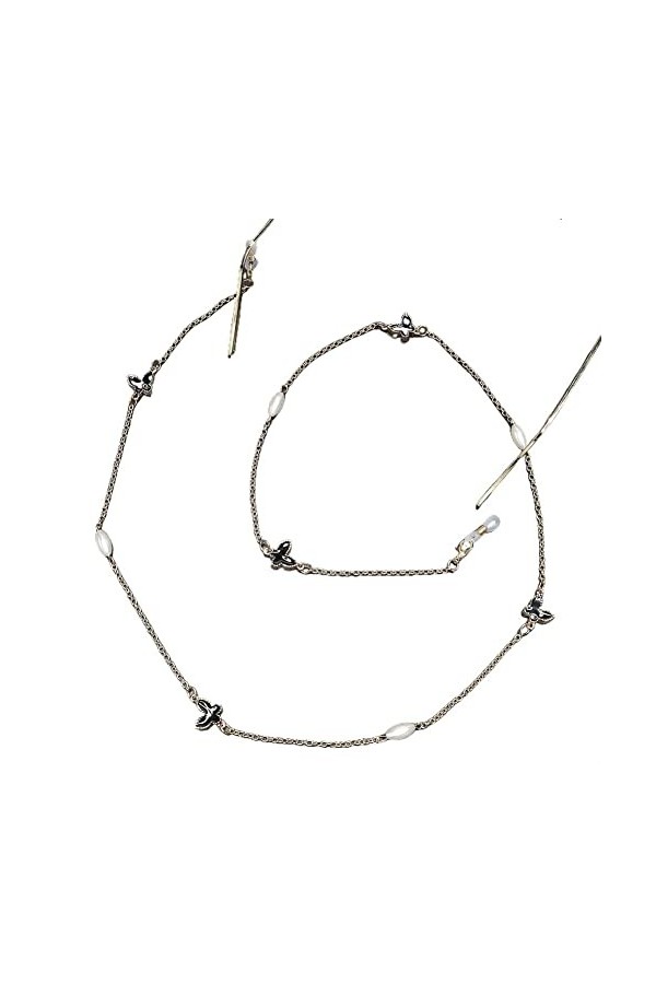 HIJAN Sangle de Lunettes Lunettes lanière for Femmes Noir Papillon Pendentif Cou chaîne Mode Lunettes de Soleil Sangles Colo