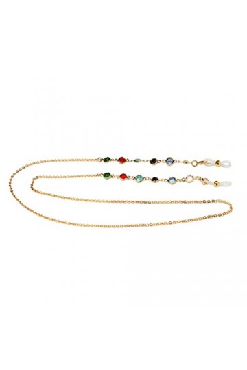 Housoutil 3 Pcs Lunettes De Soleil Avec Chaîne Lien Chaîne Collier Pour Femmes Lunettes De Soleil Pour Sur Lunettes Pour Femm