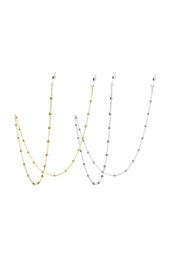 Operitacx 2 Pièces Chaîne De Lunettes Chaînes De Lunettes Lanière De Lunettes Cordon De Lunettes De Mode Pour Femmes Personna