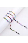 LEFEDA Lot de 3 sangles de lunettes colorées pour femme - Chaîne de lunettes de soleil - Porte-lunettes de soleil - Collier, 