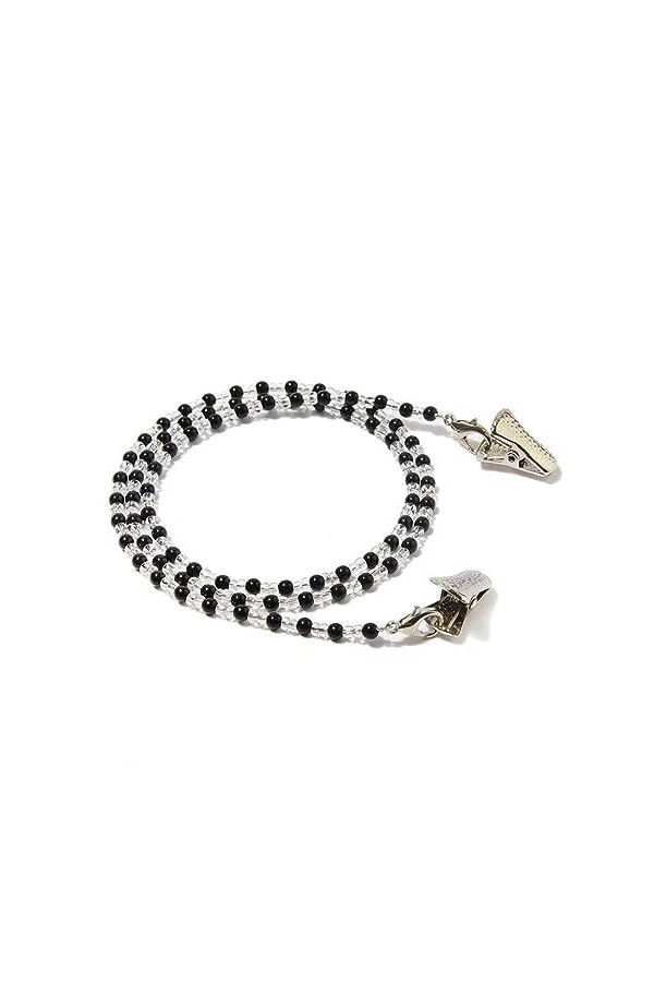 LEFEDA Lot de 3 chaînes de lunettes pour homme et femme - Porte-lunettes de soleil - Collier, sans couleur, taille unique