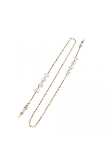 LEFEDA Lot de 2 chaînes de lunettes antidérapantes pour lunettes de soleil - Pour homme et femme, sans couleur, taille unique