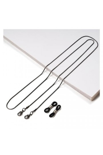 DUNSBY Chainette de Lunettes Chaîne de lunettes for femmes, élégante chaîne de coquille de fleur for lunettes, lanière, acces