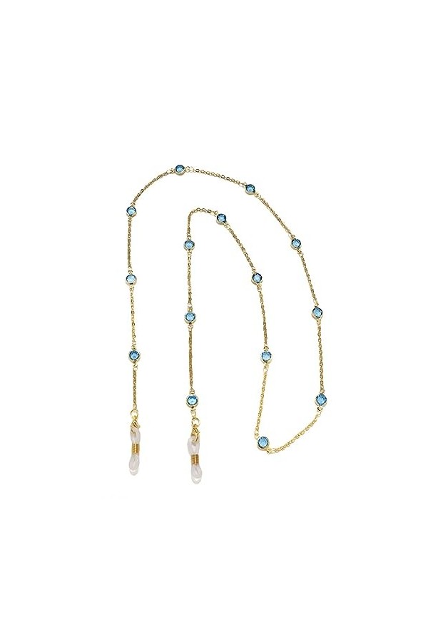 LEFEDA Lot de 2 chaînes de lunettes de soleil pour lunettes de soleil - Chaîne de lunettes de lecture antidérapante - Chaîne 