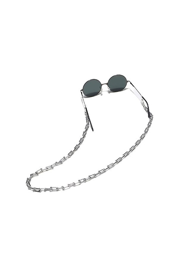HczIon Chaîne Lunettes 2 Pièces De Cordon De Lunettes Rectangulaires Cordon De Protection Contre Les Chutes De Lunettes Ornem