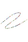 SEWACC 4 Pièces Collier De Perles De Cristal Cordon Perlé Perle Lunettes De Soleil Perle Lanière Lunettes Chaîne Titulaire Lu