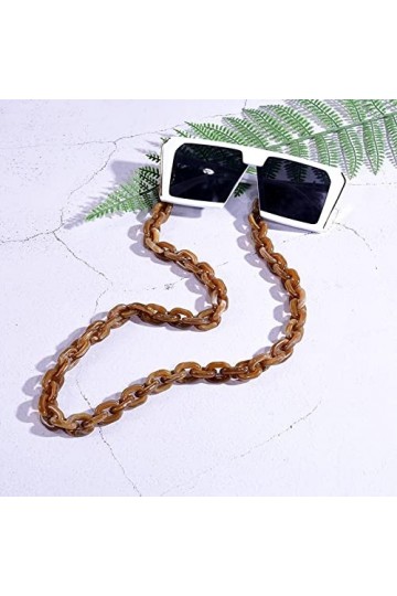 Chaînes À Lunettes Chaîne De Lunettes en Acrylique pour Femmes Lunettes De Soleil Lunettes Lanière Hommes Sangles À La Mode C