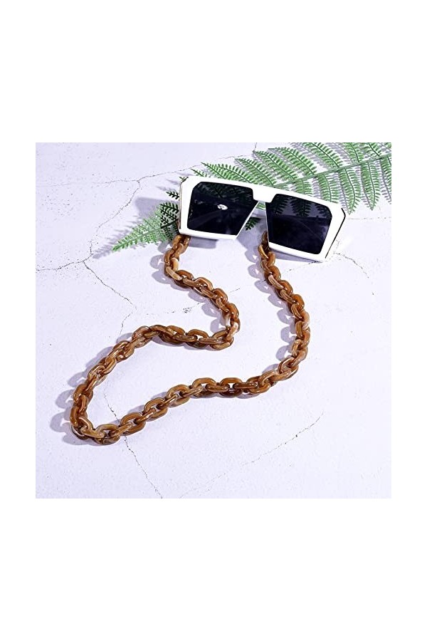 Chaînes À Lunettes Chaîne De Lunettes en Acrylique pour Femmes Lunettes De Soleil Lunettes Lanière Hommes Sangles À La Mode C